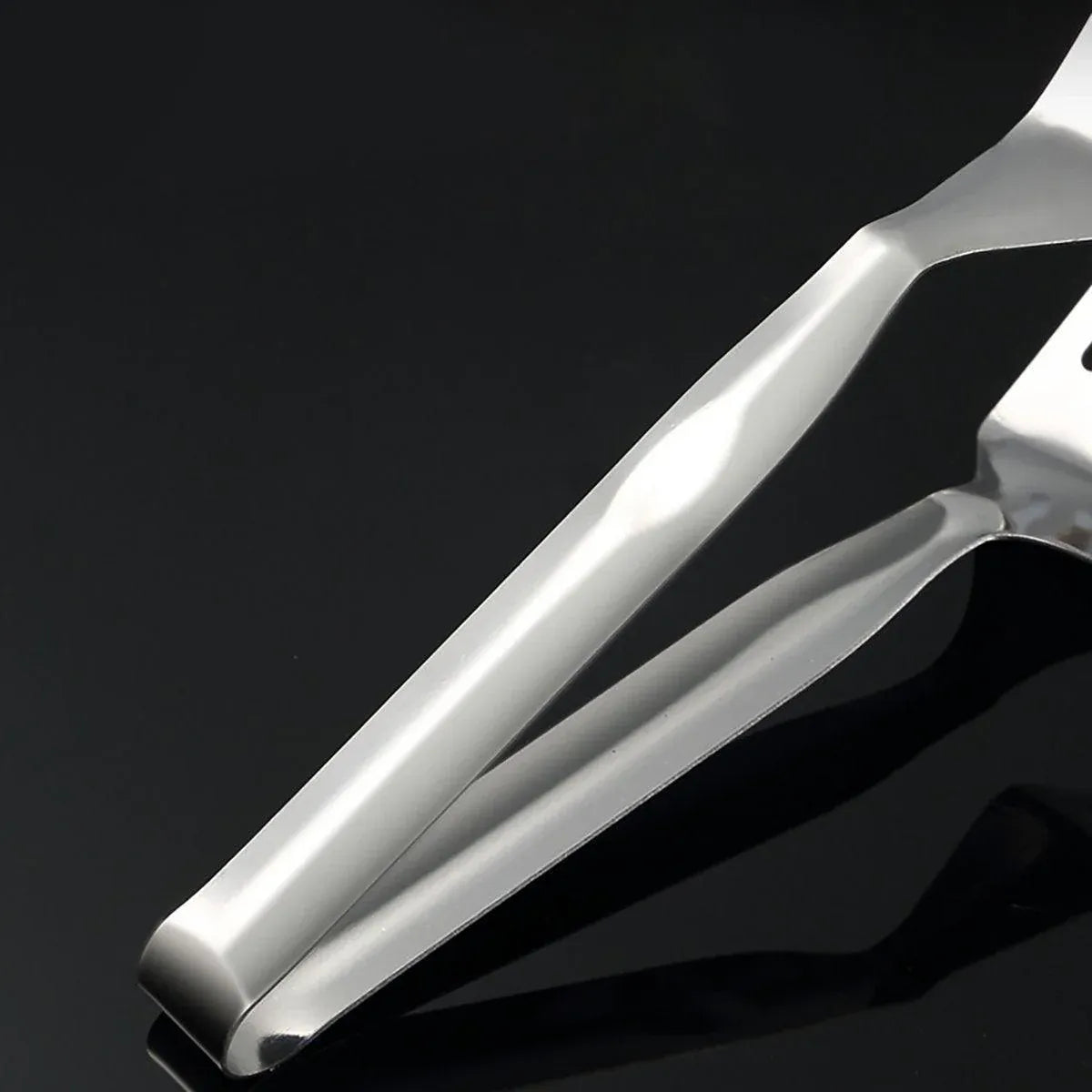 Stainless Steel Steak Tongs Multi-Functional Kitchen Tool for BBQ and Fried Fish