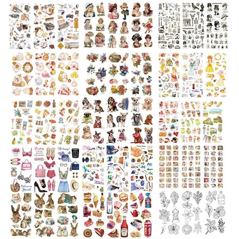 15-Style Creative Student Graffiti Sticker Set Small Fresh Sticker - E-Cute Pet