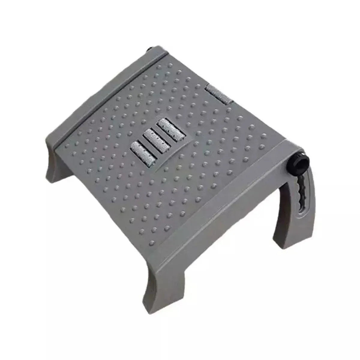 1PC Adjustable Office Foot Rest Pedal Stool Sofa Leg Support for Home or Desk Use - Grey