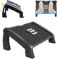 1PC Adjustable Office Foot Rest Pedal Stool Sofa Leg Support for Home or Desk Use - Grey