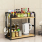 Kitchen Storage Rack Multi-Layer Household Seasoning Storage Metal
