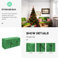 Extra Large Heavy Duty Storage Bag Waterproof Garden Furniture Cover Organizer - 122cm x 39cm x 55cm