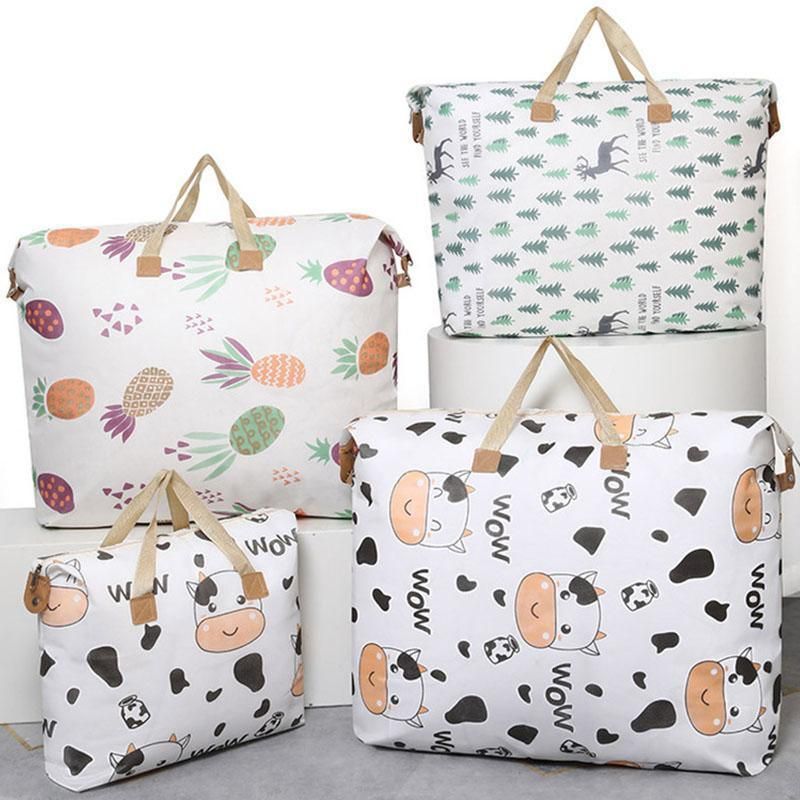 Multipurpose Quilt Storage Bags Waterproof Coated Fabric 4 Sizes Available - Tree 52*17*40cm