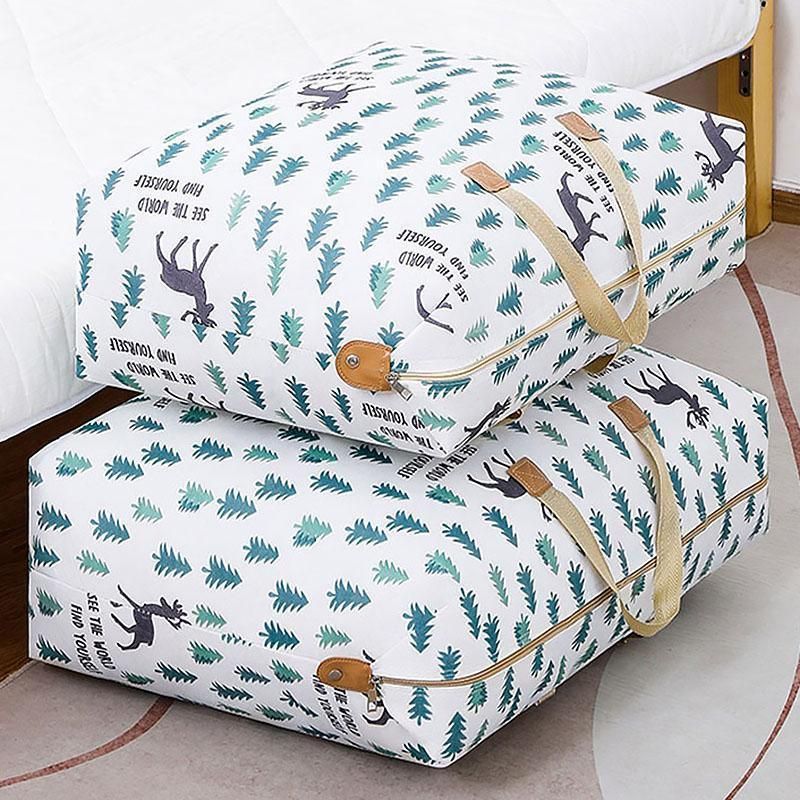Multipurpose Quilt Storage Bags Waterproof Coated Fabric 4 Sizes Available - Tree 52*17*40cm
