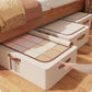 Home Foldable Under Bed Storage Box Clothes Shoes Bedding Dustproof Space Saving - M