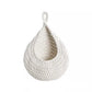 Cotton Rope Woven Storage Basket Wall Mount Fruit Vegetable Organizer Container - Max