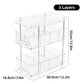 3 Layer Transparent Storage Rack Multi Functional Organiser Shelf Clear for Home