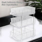 3 Layer Transparent Storage Rack Multi Functional Organiser Shelf Clear for Home