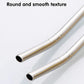 5pcs Stainless Steel Straw Spoon Removable Filter Reusable Tea Juice Stirrer - Gold