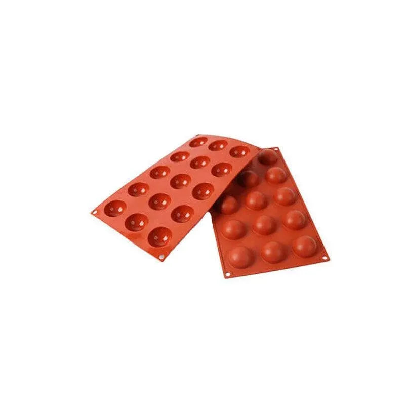 Soap Mold Cake Mould Kitchen Accessories Kitchenware Silicone Gel Baking Tools - 6 semicircle