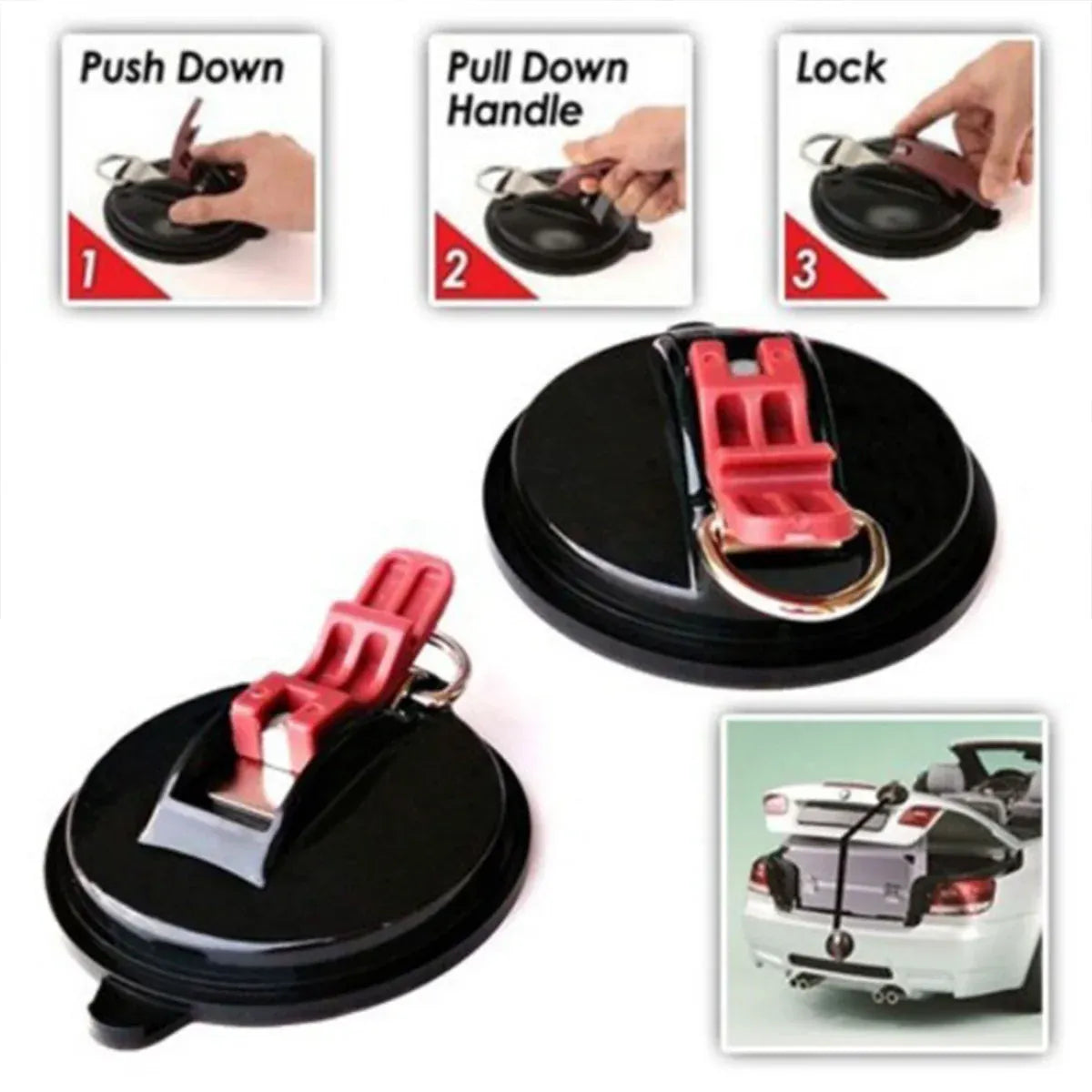 Suction Cup Anchor Holder 4pcs Multifunctional Wall Mount Household Vacuum Hooks