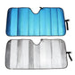 1-Piece Blue 145 x 69 cm Folding Windscreen Sunshade