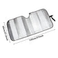1-Piece Blue 145 x 69 cm Folding Windscreen Sunshade