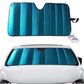 1-Piece Blue 145 x 69 cm Folding Windscreen Sunshade
