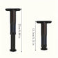 4pcs Adjustable Bed Frame Feet Ribbed Furniture Support Legs Sturdy Foundation