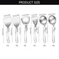 6PCS Camping Kitchenware Set Portable Folding Cooking Spoon Colander Spatula