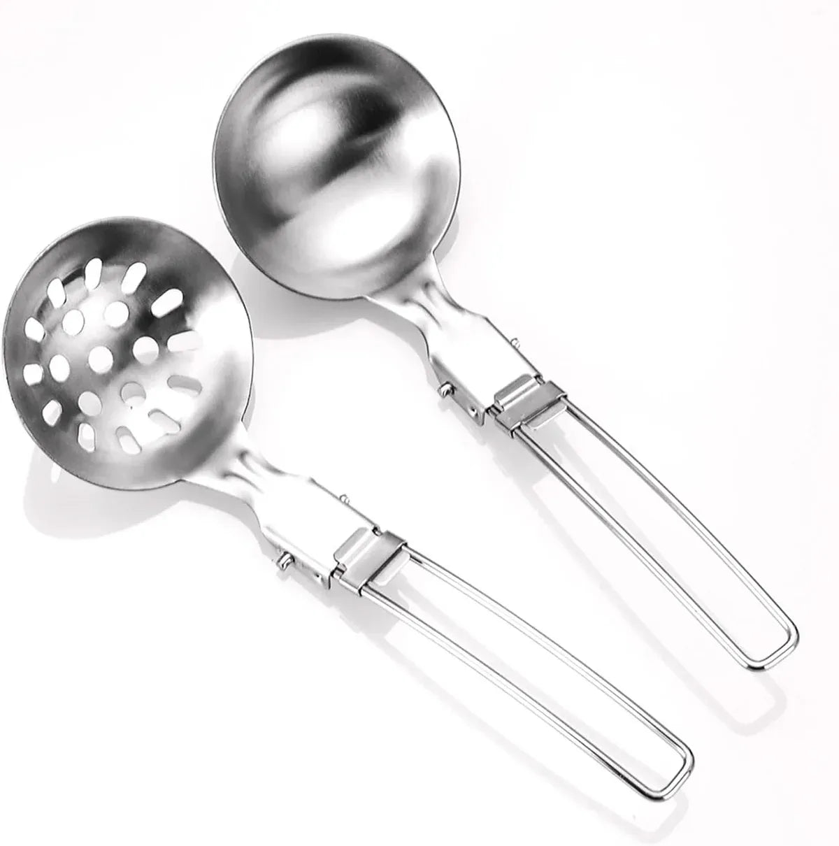 6PCS Camping Kitchenware Set Portable Folding Cooking Spoon Colander Spatula