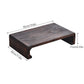 Solid Wood Low Table Balcony Window Sill Coffee Sturdy For Outdoor Indoor Use