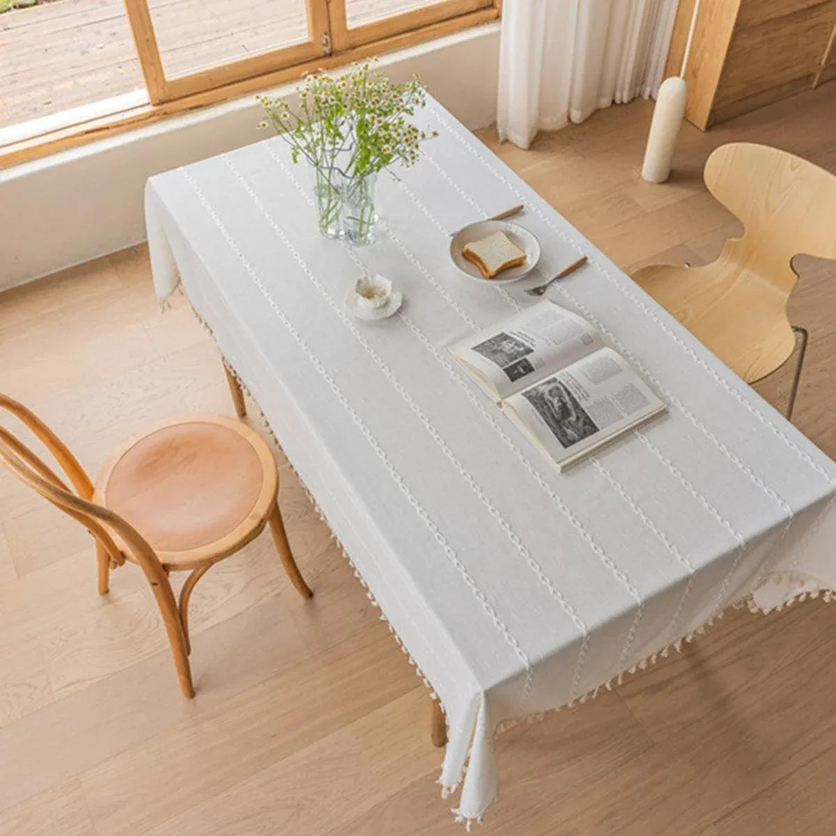 Rectangular Tablecloth Home Dining Table Cover Coffee Table Cloth Waterproof - 140x220cm
