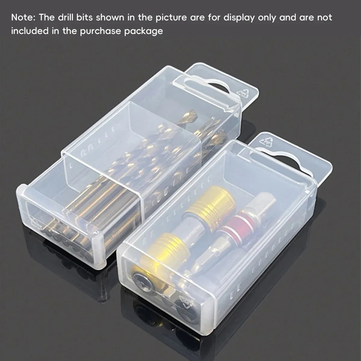 20PCS Mini Transparent Storage Box Telescopic Multi Purpose Clear Home Office - 5.8x5.8x2cm
