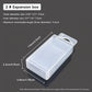 20PCS Mini Transparent Storage Box Telescopic Multi Purpose Clear Home Office - 5.8x5.8x2cm