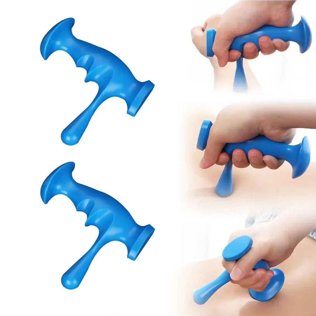 2PCS Acupoint Thumb Massager Trigger Point Muscle Pressing Rehabilitation Tool