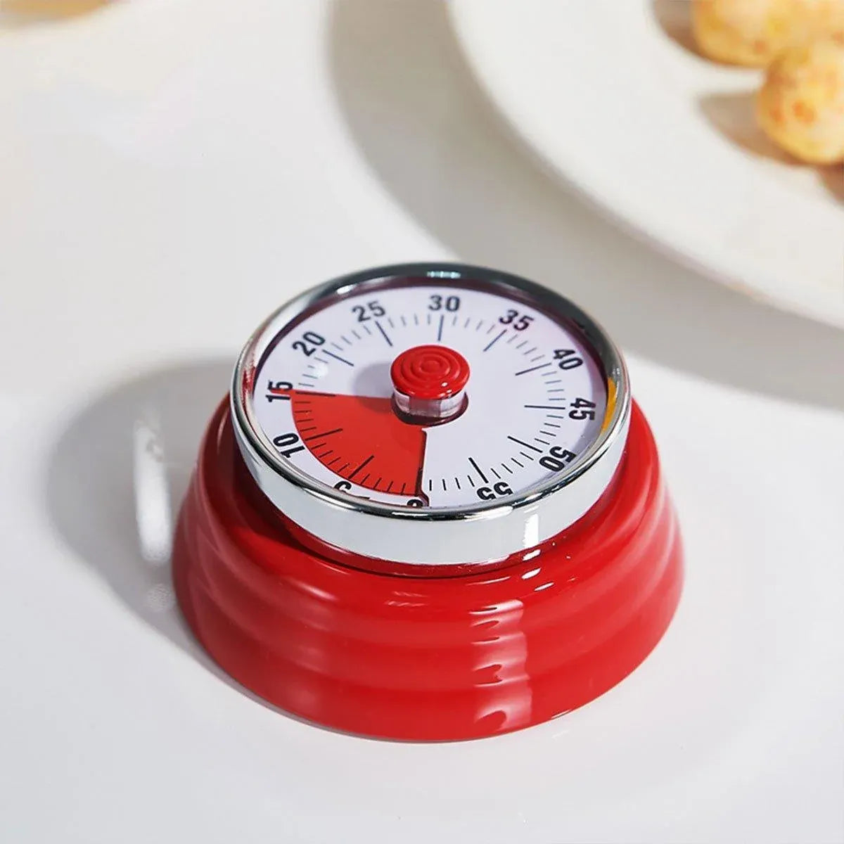 60 Minutes Visual Analog Timer Countdown Clock Time Management Kitchen Tool - Green