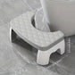 Toilet Stool Anti-Slip Bathroom Footstool for Home Use with Stable Support Design - Black