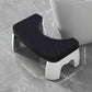 Toilet Stool Anti-Slip Bathroom Footstool for Home Use with Stable Support Design - Black