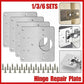 Hinge Repair Plate Rust Resistant Steel Furniture Cupboard Repair Mount Tool Au