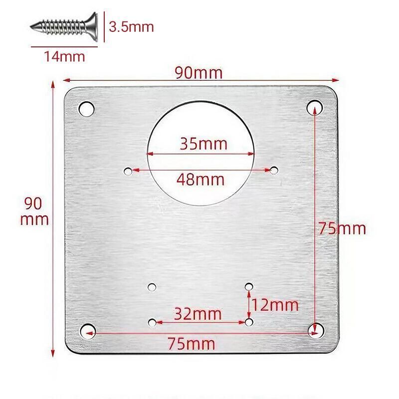 Hinge Repair Plate Rust Resistant Steel Furniture Cupboard Repair Mount Tool Au