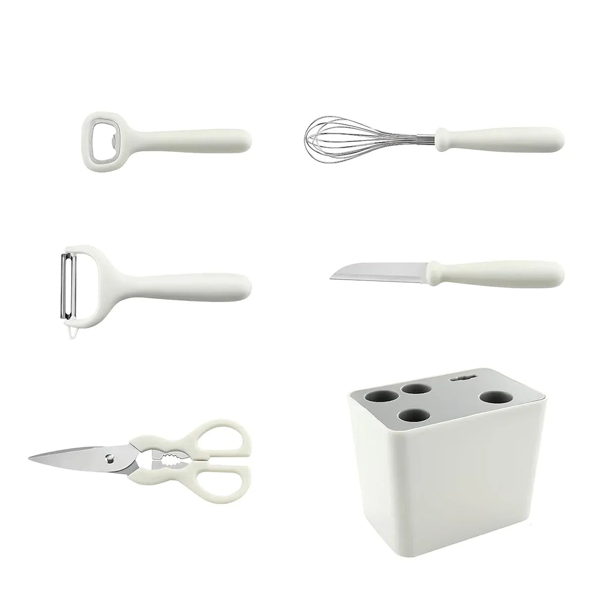 6PCS Kitchen Tool Set Stainless Steel Durable Safe for Home Kitchen Cooking