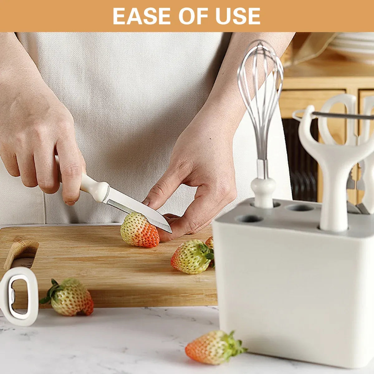 6PCS Kitchen Tool Set Stainless Steel Durable Safe for Home Kitchen Cooking