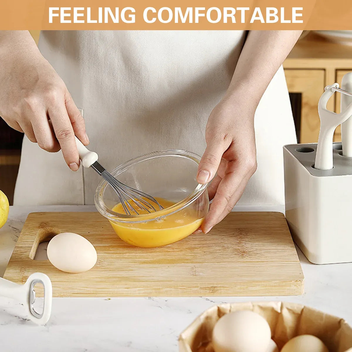 6PCS Kitchen Tool Set Stainless Steel Durable Safe for Home Kitchen Cooking
