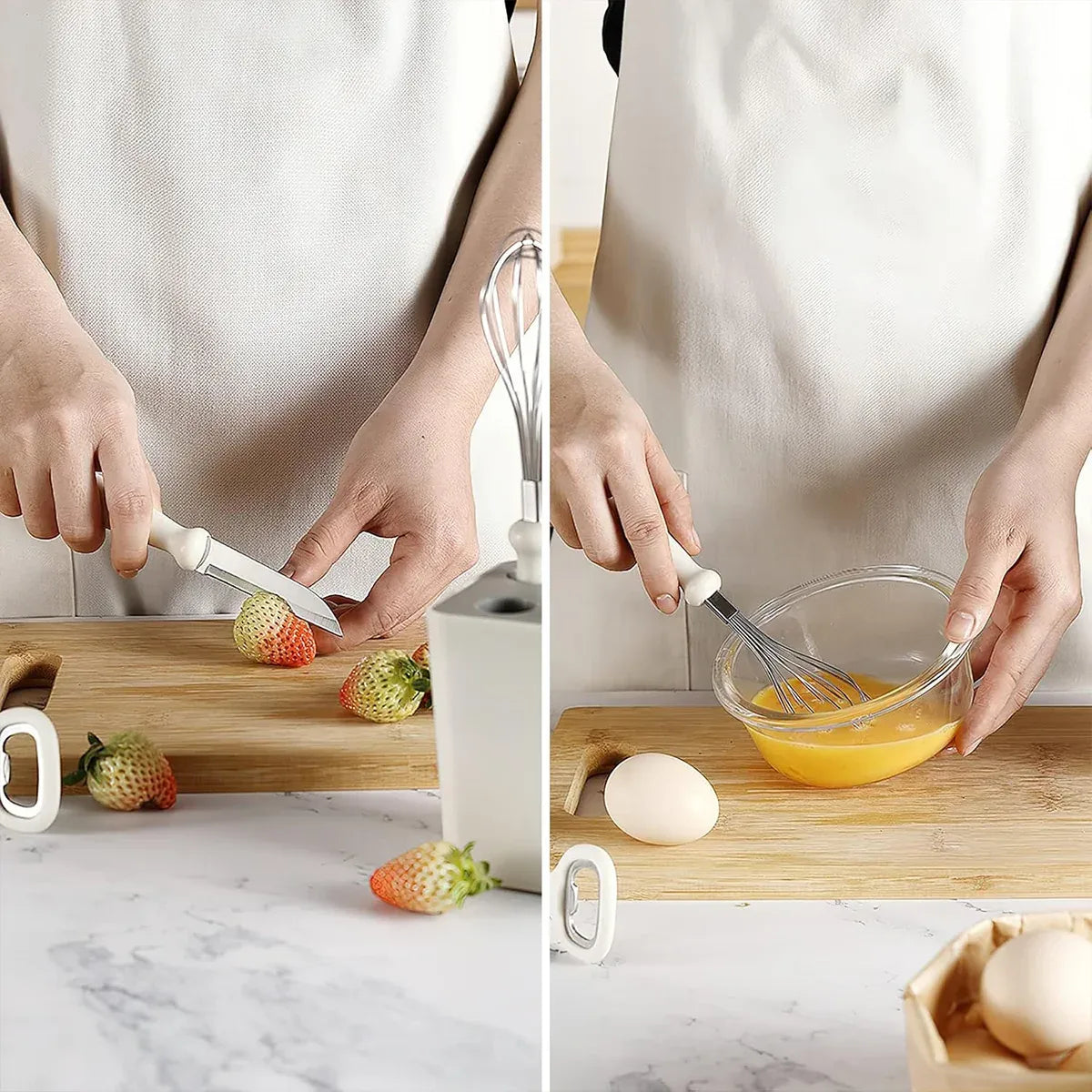 6PCS Kitchen Tool Set Stainless Steel Durable Safe for Home Kitchen Cooking