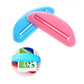2Pcs Plastic Toothpaste Tube Squeezer Cream Dispenser Press Rolling Roller Tool
