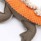 Squeaky Dog Toy Plush Chew Rope Pet Puppy Toys with Squeaker Crinkle for Teething - White Donkey