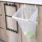 Wall Hanging Garbage Bag Shelf Hook Kitchen Storage Plastic Bag Hanger Rack Trash Bin