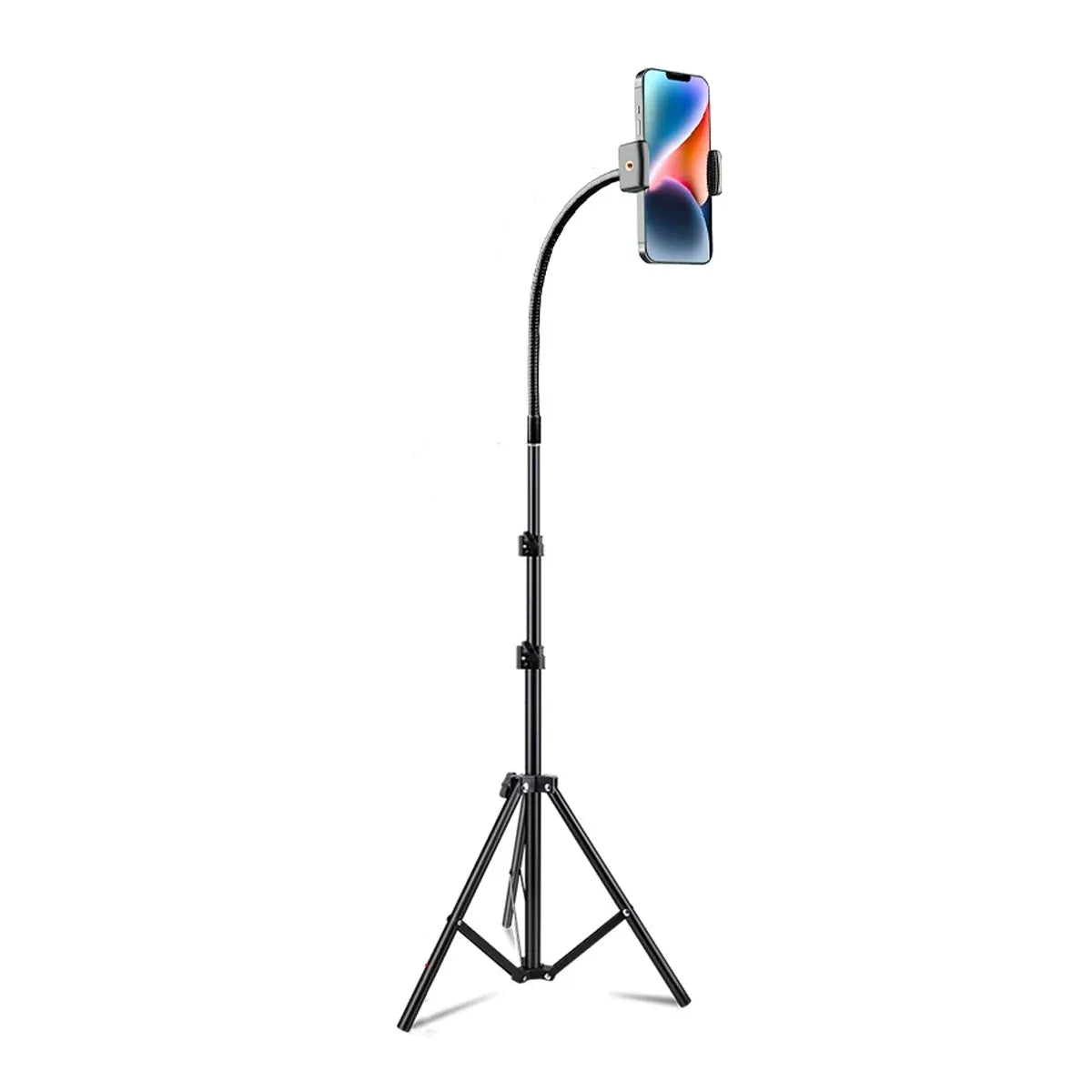 Tripod with Hose Adjustable Height Stable Stand for Live Streaming Photography