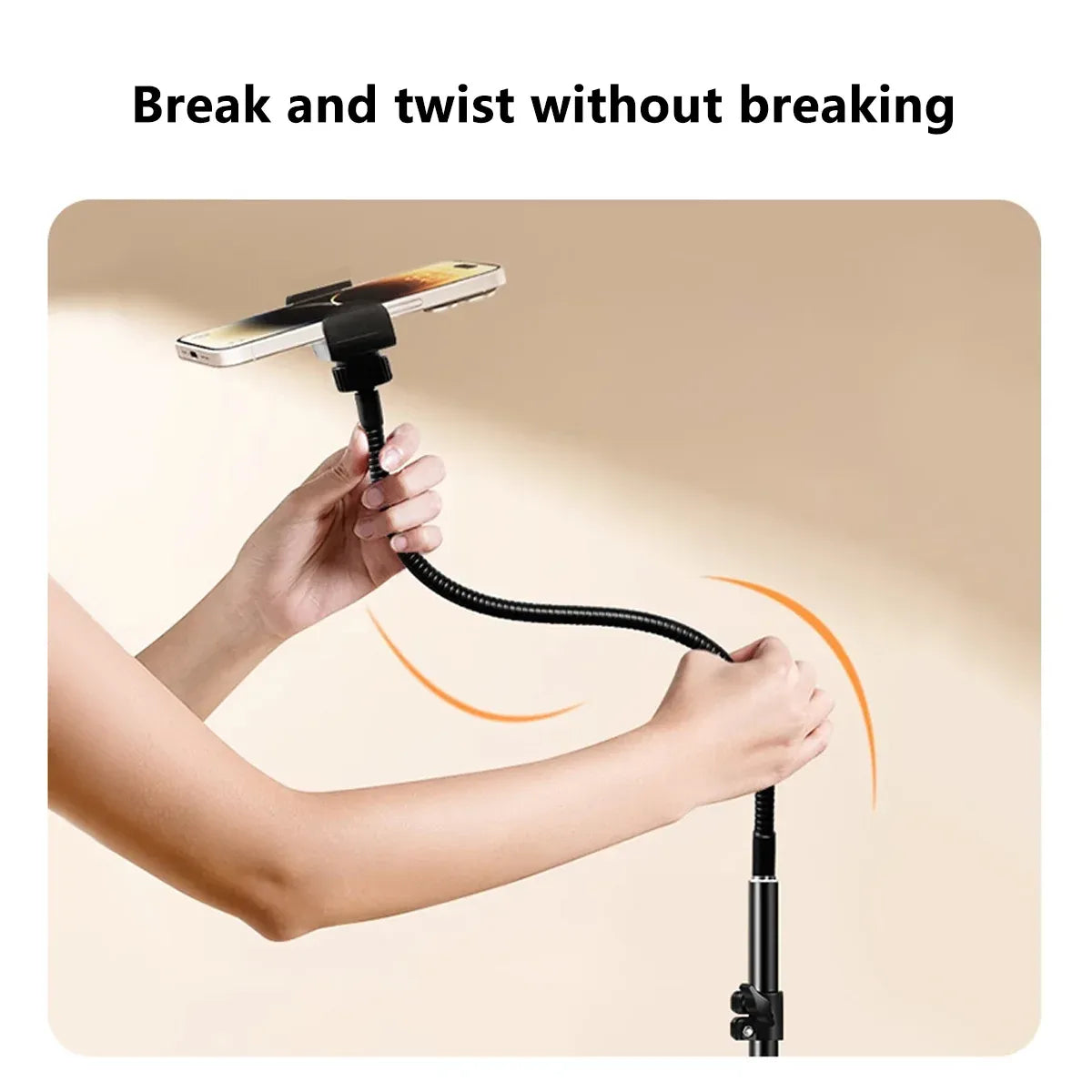 Tripod with Hose Adjustable Height Stable Stand for Live Streaming Photography