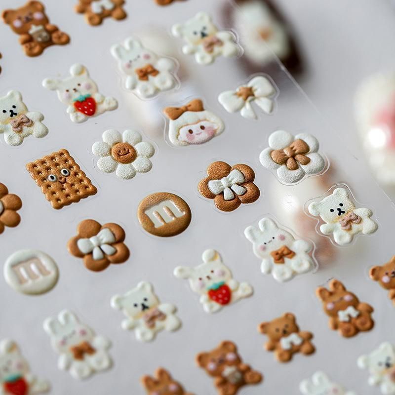 Chinese Style Floral Nail Stickers Gel Nail Stickers for DIY Nail Art - 2565