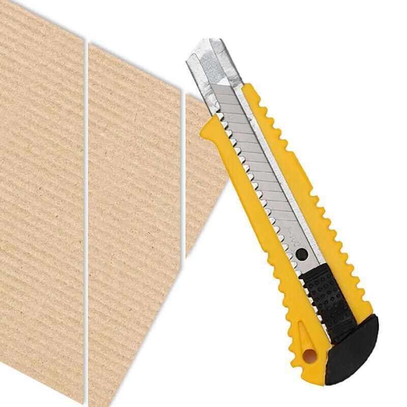 Heavy Duty Box Cutter Pack Snap Off Retractable Blade Long Last Hand Craft Tool - Sealed 2PCS