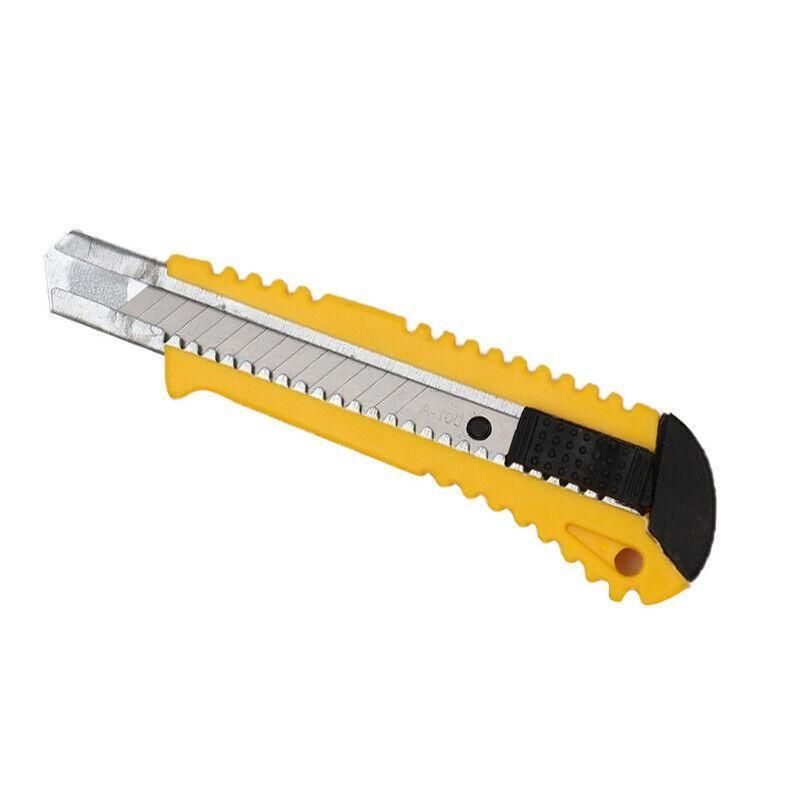 Heavy Duty Box Cutter Pack Snap Off Retractable Blade Long Last Hand Craft Tool - Sealed 2PCS