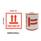 Anti-Tripping Warning Label 12x12cm Shipping Box Caution Stickers Self Adhesive