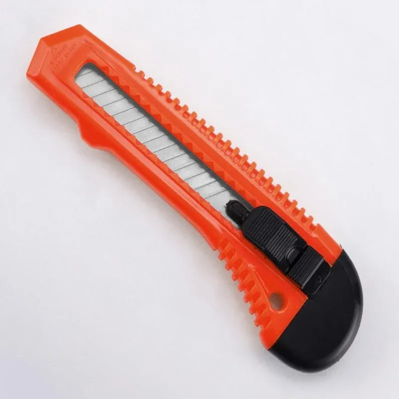 1/2/3PCS Utility Stanley Knife With Blades Blade Retractable Heavy Duty Box Cutter - Yellow-1PC