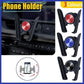 Gravity Phone Holder for Car Air Vent Mount Auto-Clamp Cradle Bracket - Red*2