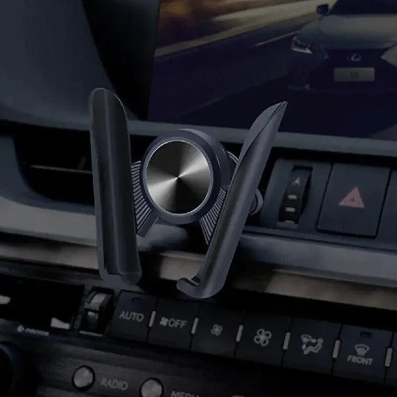 Gravity Phone Holder for Car Air Vent Mount Auto-Clamp Cradle Bracket - Red*2