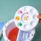 Portable Pen Wash Bucket Multifunctional Painting Palette for Artists Crafters