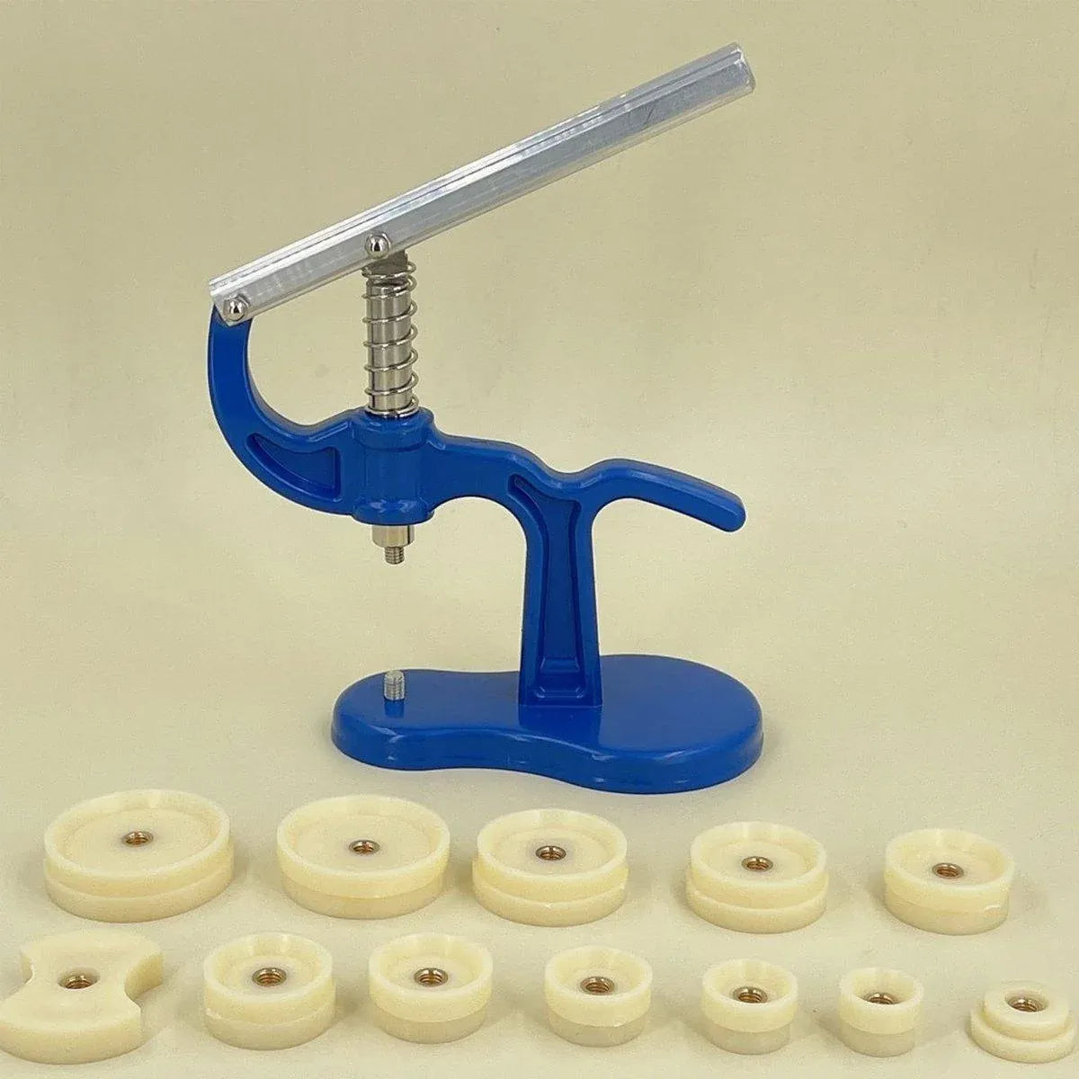 Watch Case Press 12 Dies Back Cover Closer Watchmaker Repair Tool Kit Set