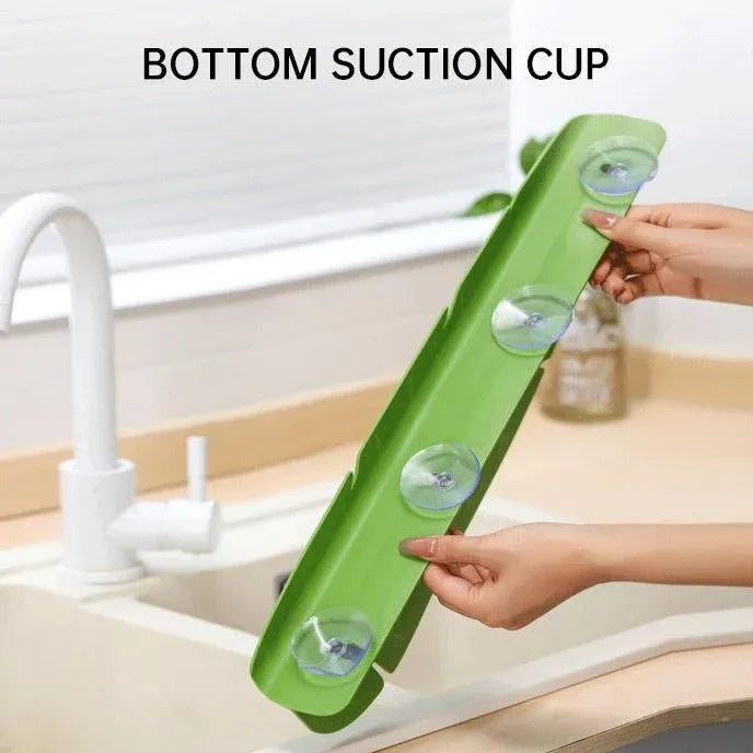 Kitchen Water Baffle Sink Splash Guard Household Waterproof Partition - Yellow
